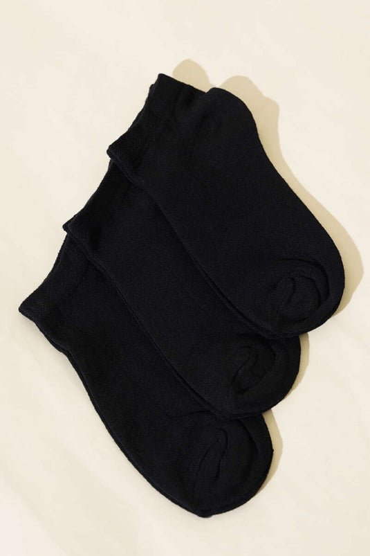 Chaussettes Triple Booties Homme Noir