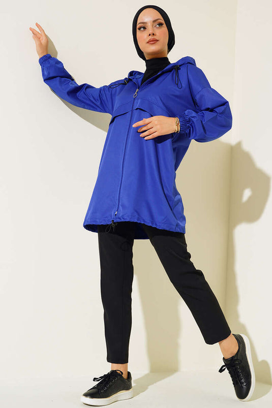 Imperméable Saks avec ourlet élastique