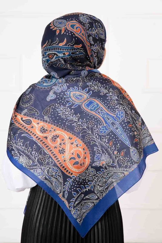 Ethnic Pattern Cotton Scarf -11