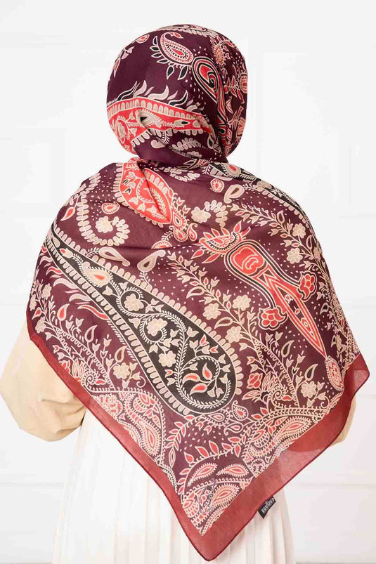 Ethnic Pattern Cotton Scarf -13