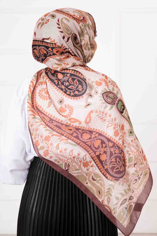 Ethnic Pattern Cotton Scarf -3