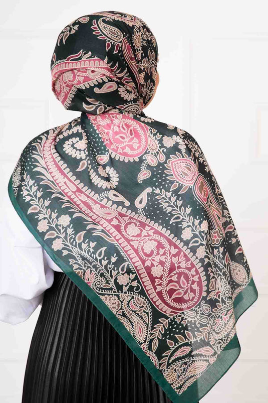 Ethnic Pattern Cotton Scarf -5