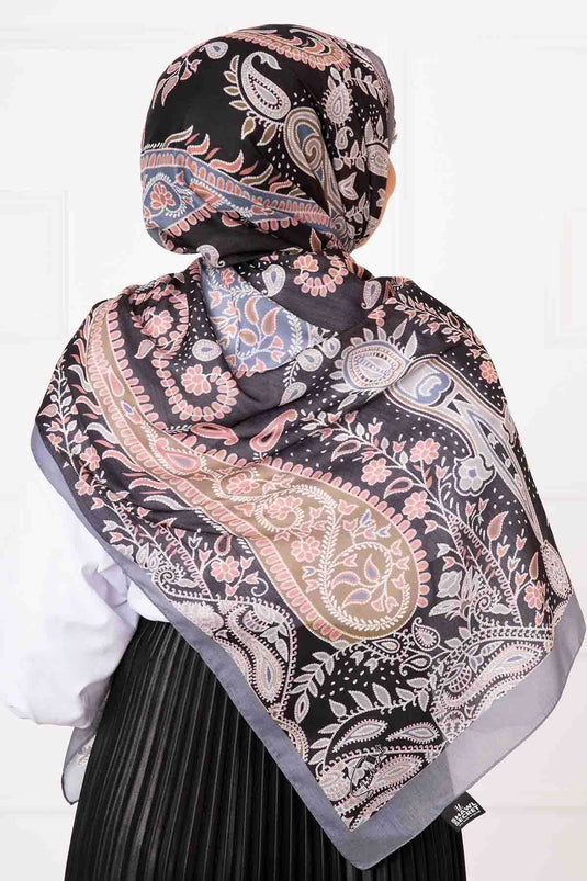 Ethnic Pattern Cotton Scarf -6