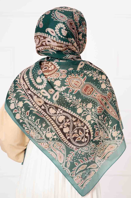 Ethnic Pattern Cotton Scarf -8