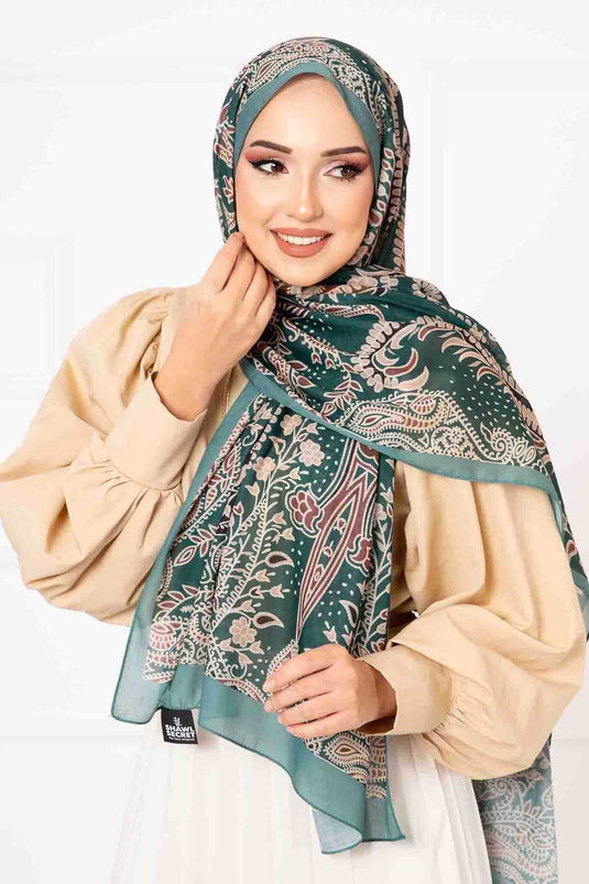 Ethnic Pattern Cotton Scarf -8