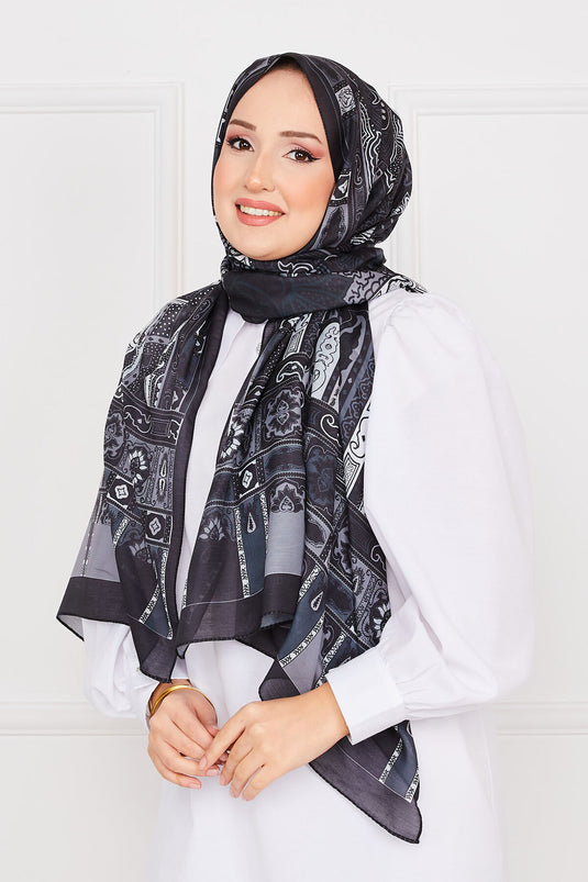 Etro Patterned Hijab Scarf -3