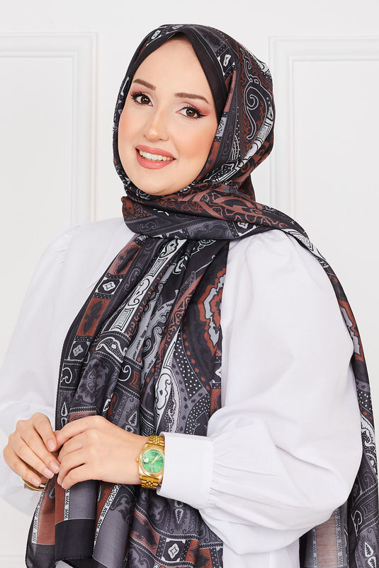 Etro Patterned Hijab Scarf -5