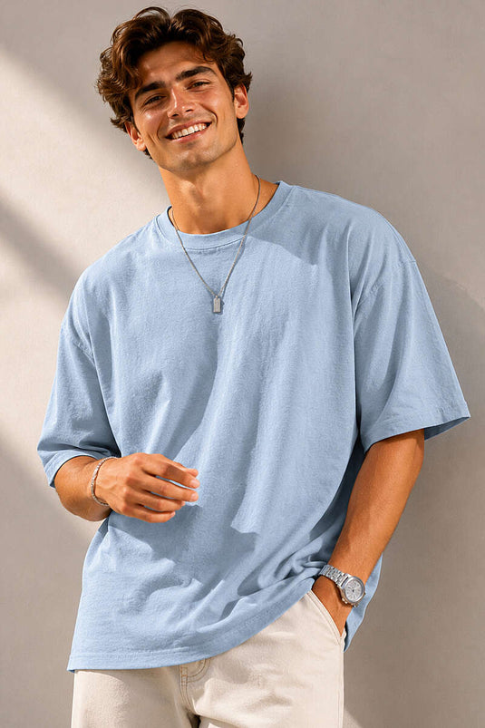 T-shirt manches longues pour homme Fakir Kol bleu bébé