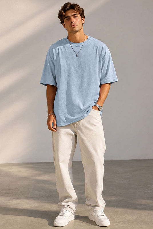T-shirt manches longues pour homme Fakir Kol bleu bébé