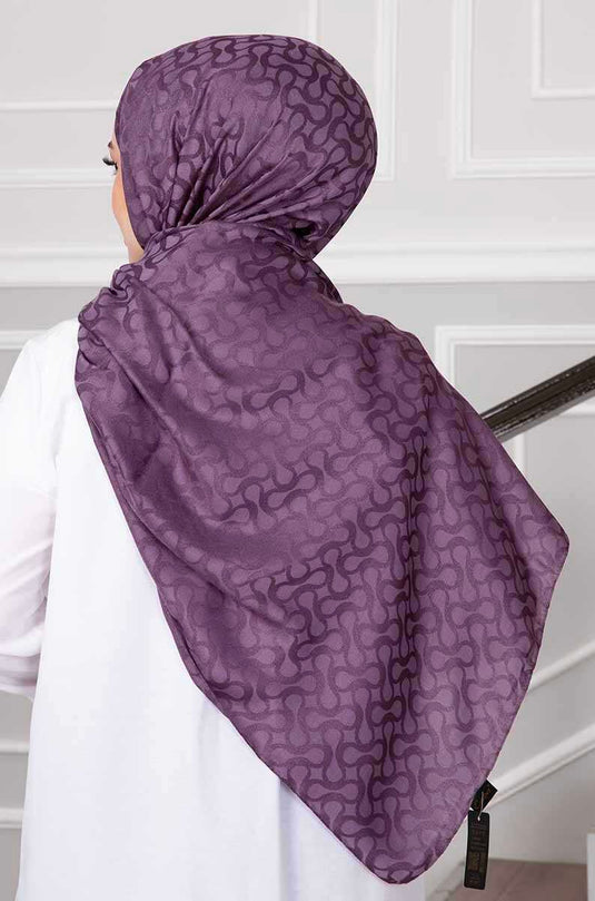 Châle Hijab à motifs Fendi Violet