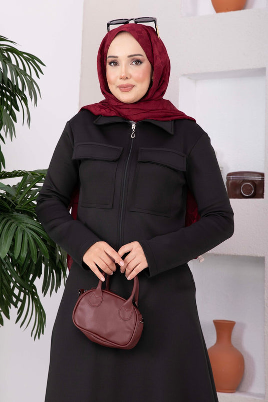 Ensemble Veste Zippée Jupe Et Scuba Noir
