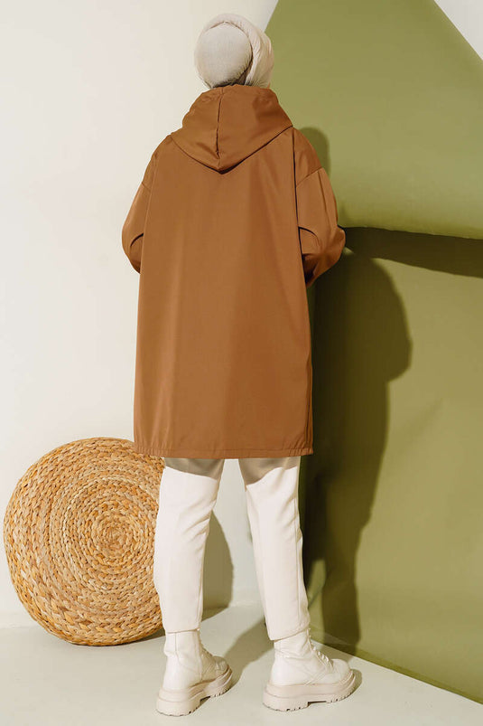 Imperméable Zippé Tan