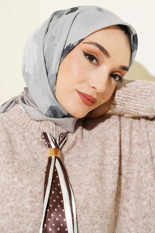 وشاح لينا بنمط فيوري ستون