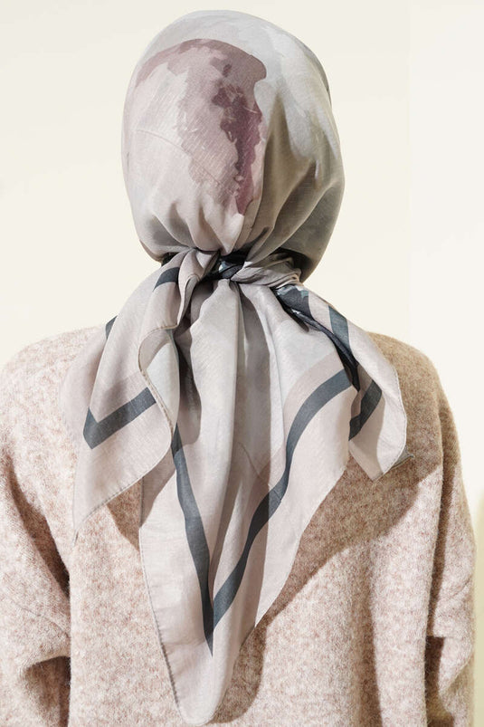 وشاح لينا بنمط فيوري ستون