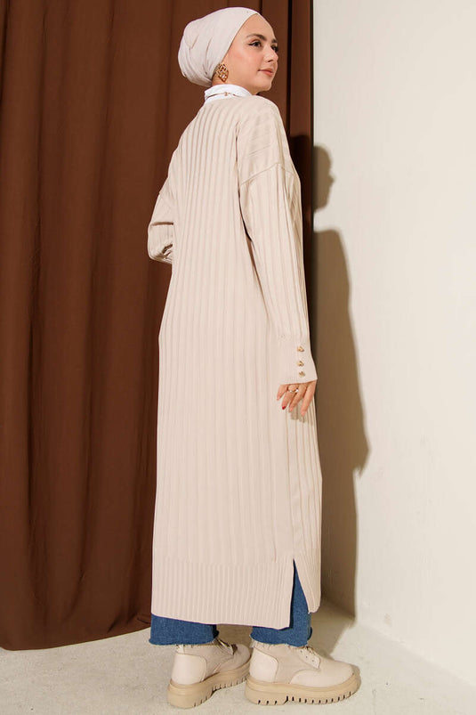 Fitilli Merserize Hırka Taş