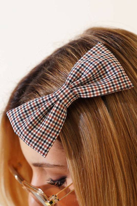 Noeud Papillon Boucle Automatique Motif Carré Piti