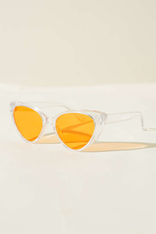 Flora Series Cat Eye Glasses Transparent