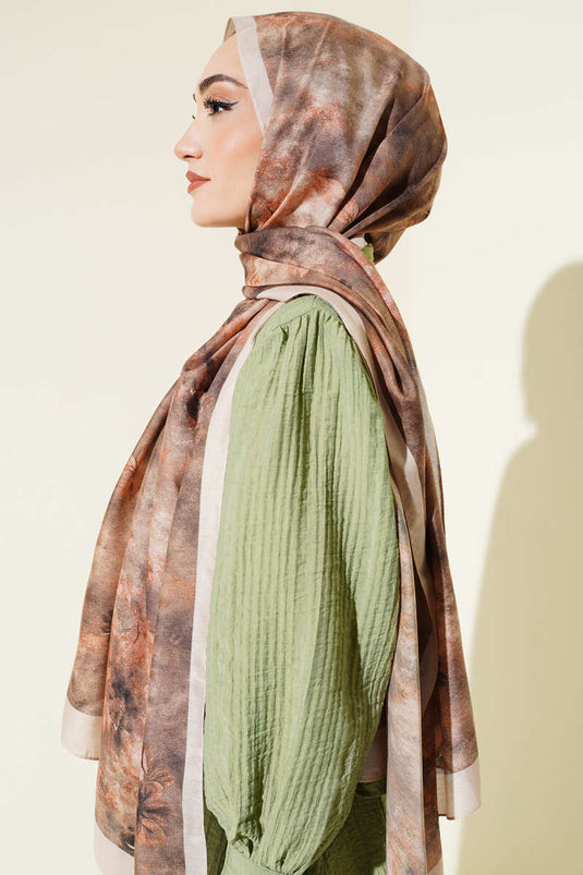 Écharpe Batik Floral Taş
