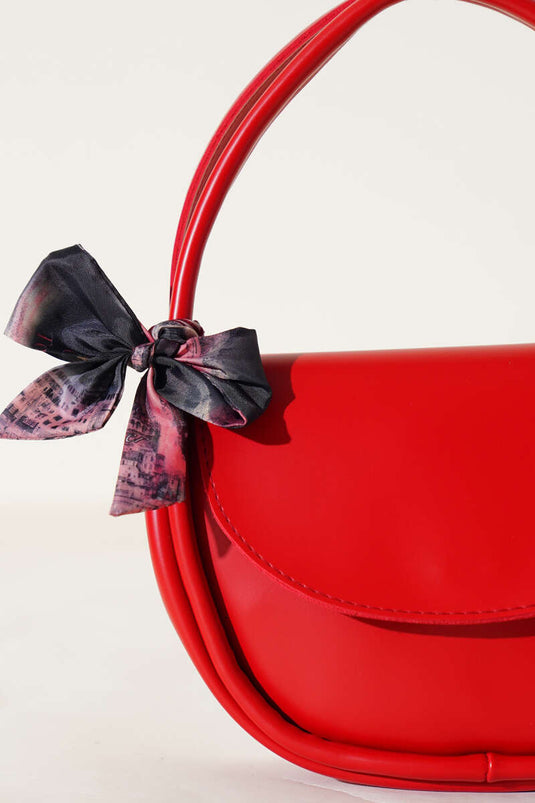 Écharpe ovale rouge