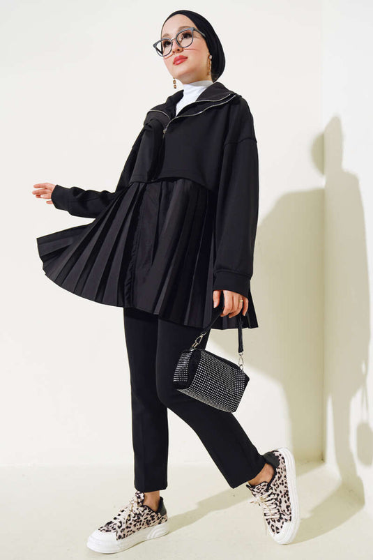 Casquette de plongée noire ornée