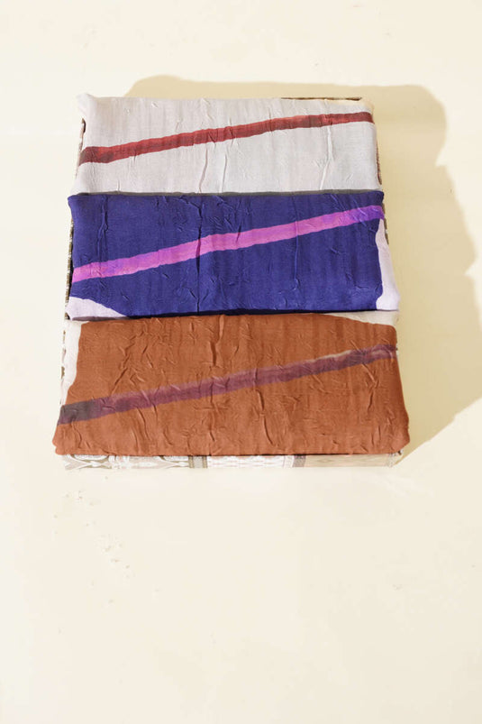 Poppy Pattern Bamboo Kash 3-Piece Assorted Scarf Set 1