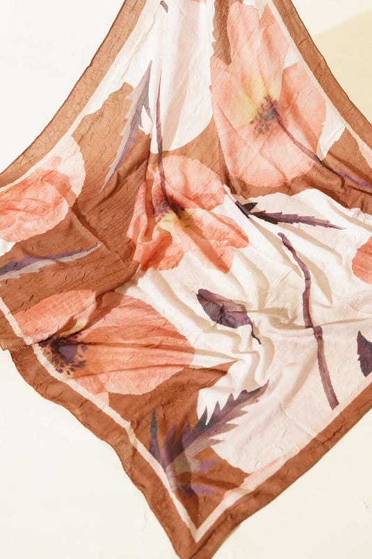 Poppy Pattern Bamboo Kash 3-Piece Assorted Scarf Set 1
