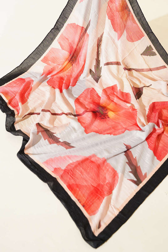 Poppy Pattern Bamboo Kash 3-Piece Assorted Scarf Set 1