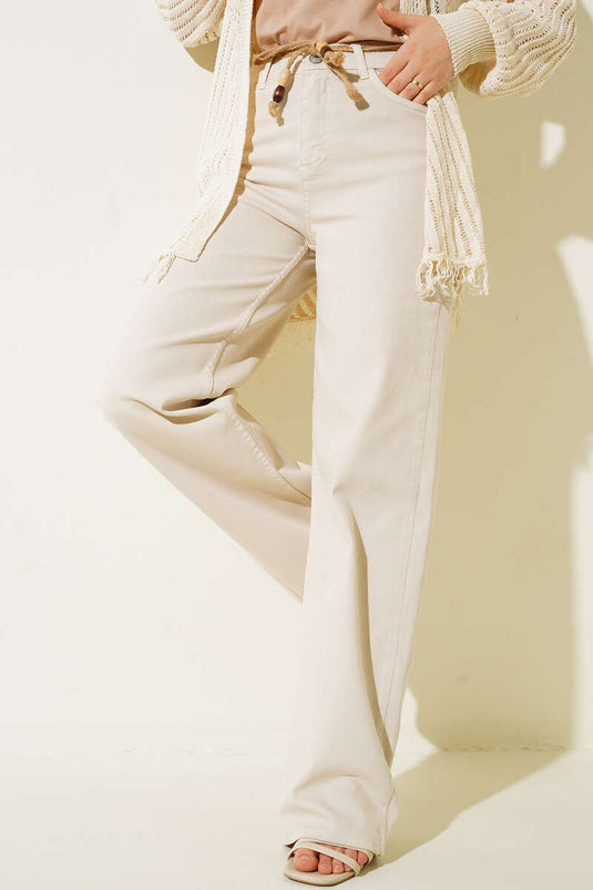 Wide Leg Stone Pants