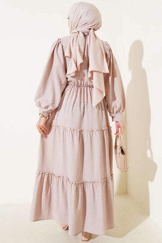 Gofre Kat Kat Jurk Vizon