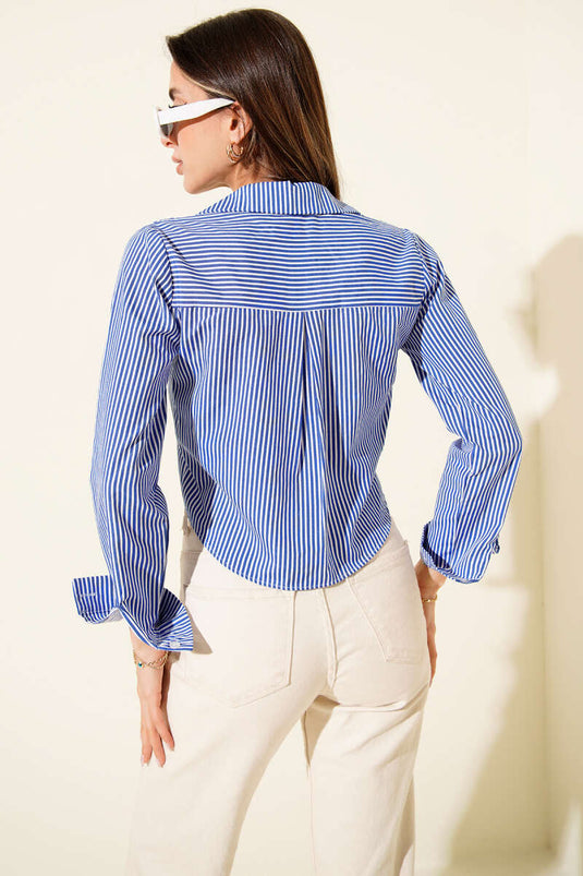 Short Shirt with Chest Pocket Flap (Naksa)