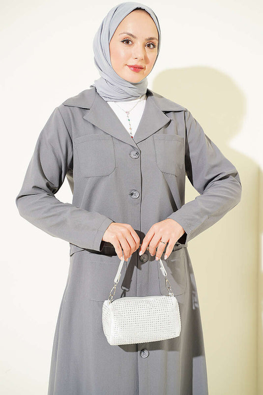 Fume Pocketed Skirted Two-Piece Set