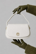 Sac À Main Femmes À Bras Doré Blanc