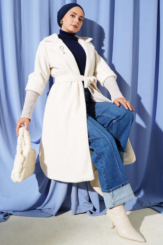 Manteau côtelé à manches Goldfox Stone