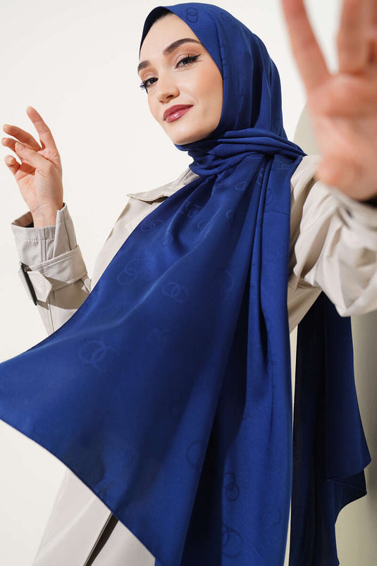 Circle Pattern Jacquard Shawl Parliament