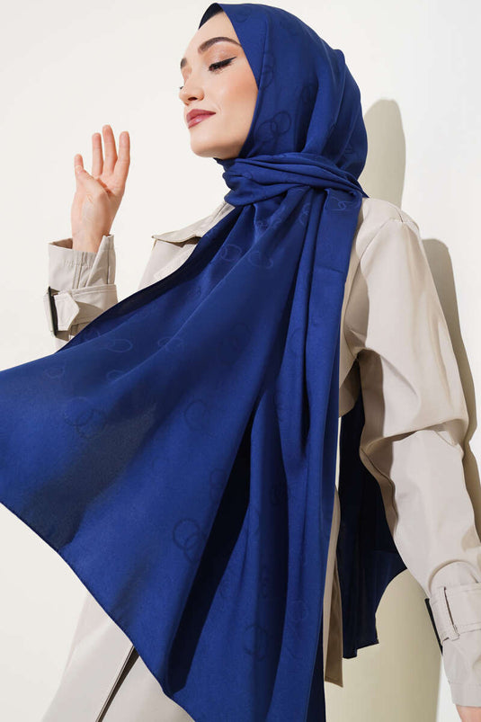 Circle Pattern Jacquard Shawl Parliament