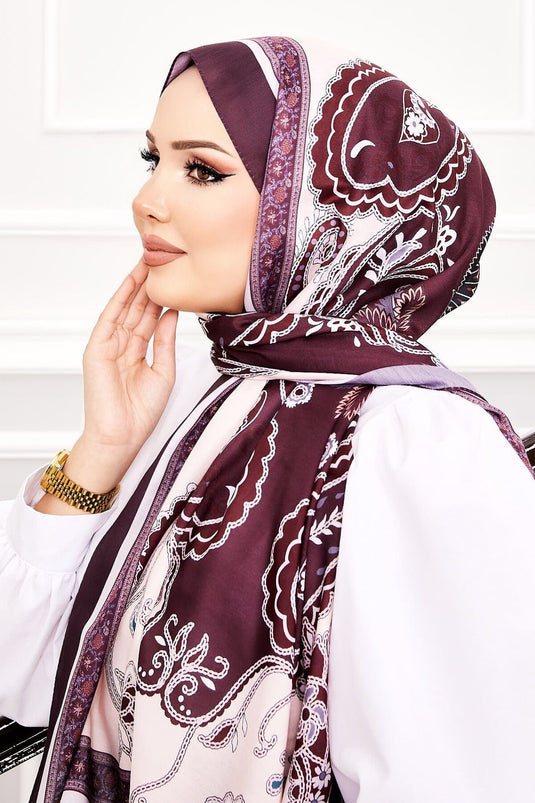 Hira Pattern Soft Shawl - 5