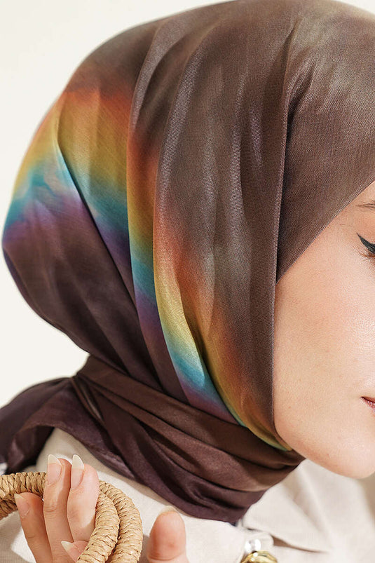 وشاح بتصميم هولوغرامي ملون 3 قطع