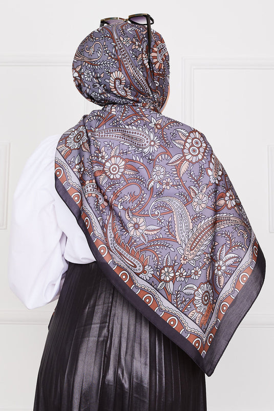 Hurrem Patterned Hijab Shawl -6