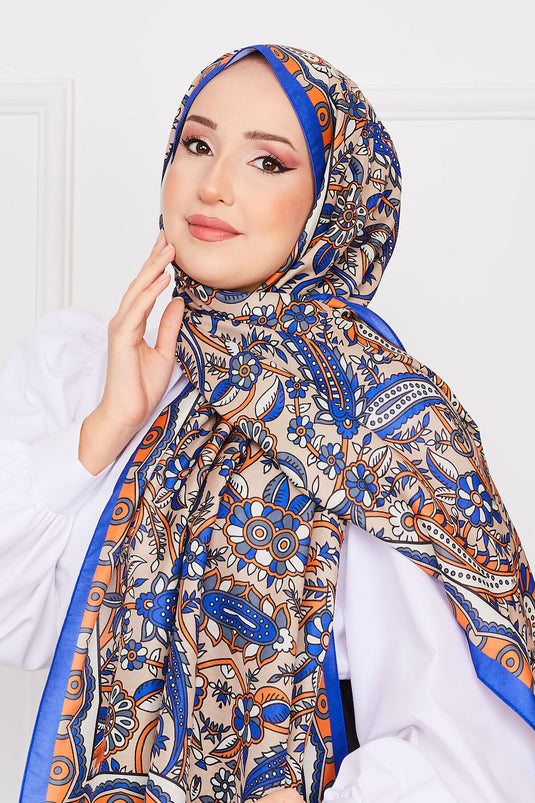 Hurrem Patterned Hijab Shawl -8