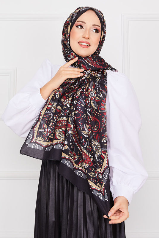Chal Hijab estampado Hurrem -9