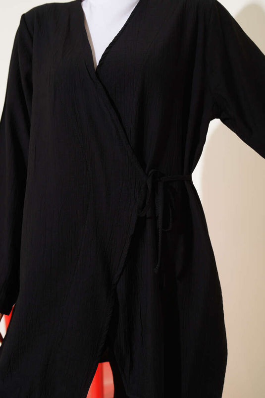 Internal Tie Basic Two Piece Set Black