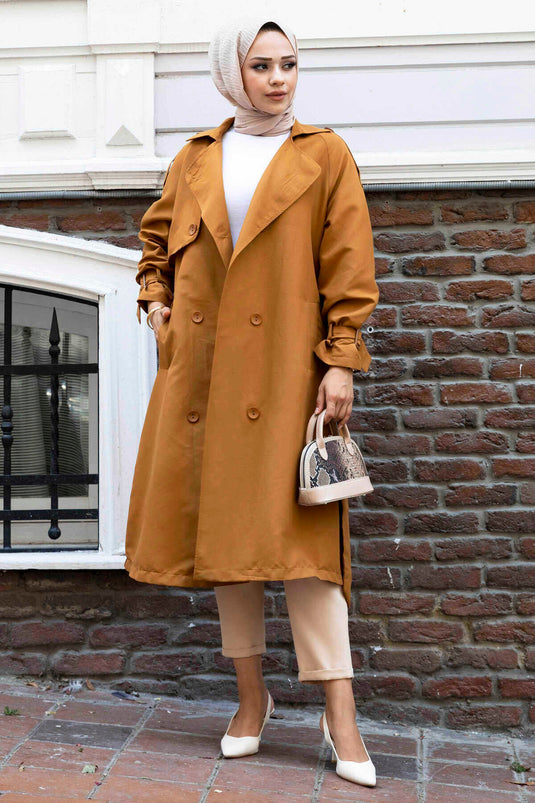 Climat Hijab Trench Taba