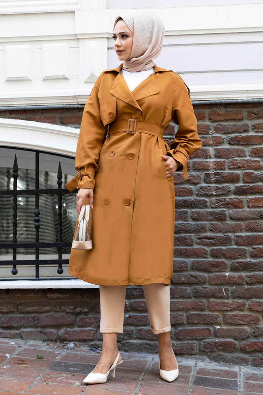 Climat Hijab Trench Taba