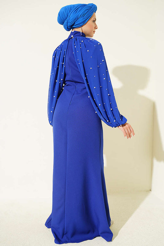 Robe De Soirée Avec Cape En Perles Saks