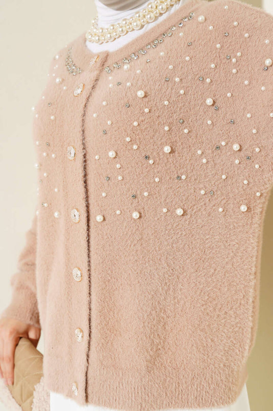 Biscuit à barbe nacrée et pierreuse