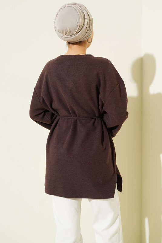 Corded Cachet Tunic with Rope Tie