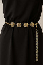 Ceinture Chaîne Brodée Or