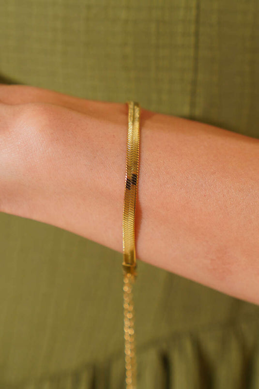 Italian Chain Bracelet Gold