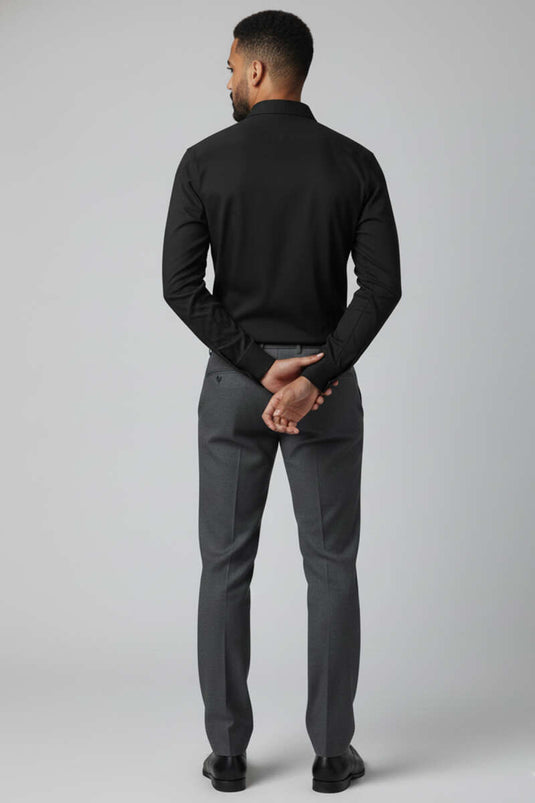 Jacquard Supreme Men's Shirt Black