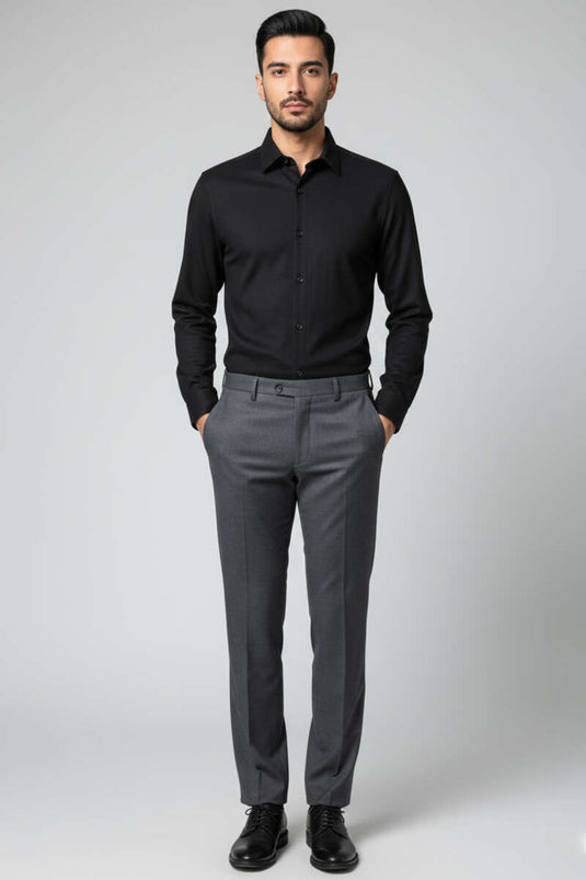Jacquard Supreme Men's Shirt Black
